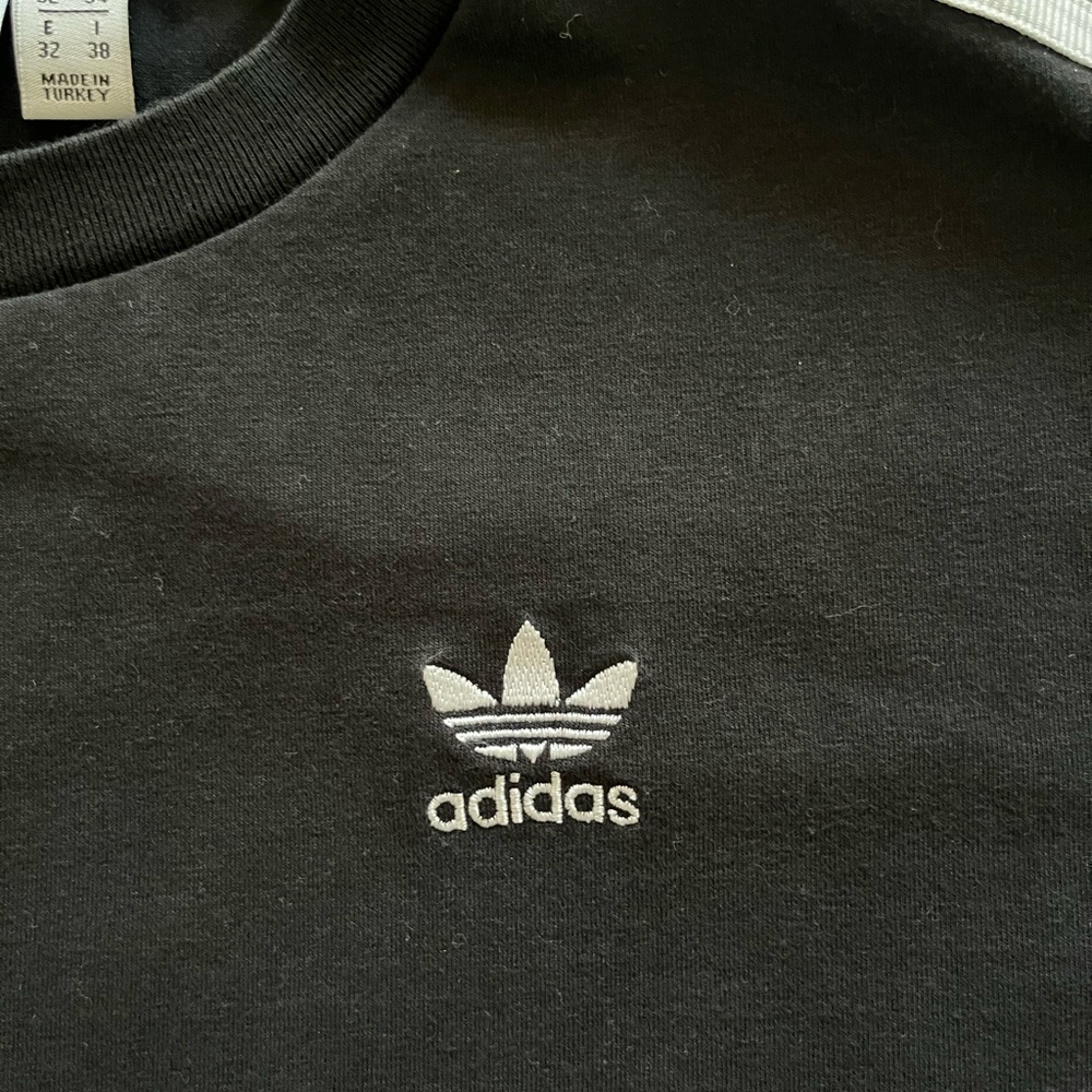 Adidas Kids Black Floral Matching Set - Picture 4 of 10